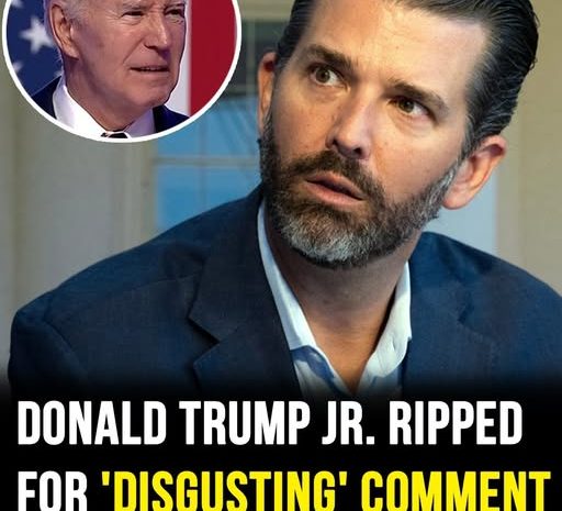 Donald Trump Jr. Faces Backlash Over Biden Cancer Remarks