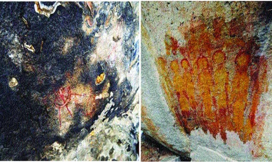 Ancient Rock Paintings in India Suggest Prehistoric Alien Contact