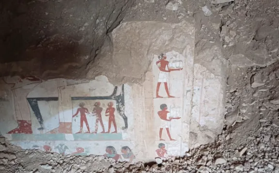 Three tombs dating back more than 3,000 years uncovered close to Egypt’s Valley of the Kings