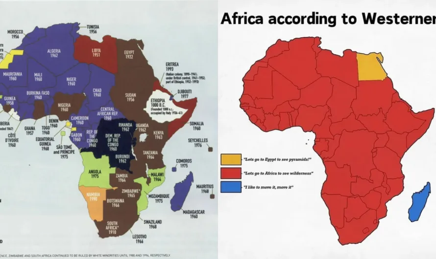 Africa according to Westerners.