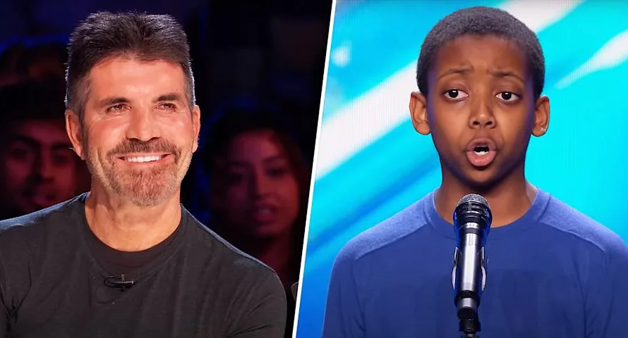 A 13-year-old boy walked onto the Britain’s Got Talent stage